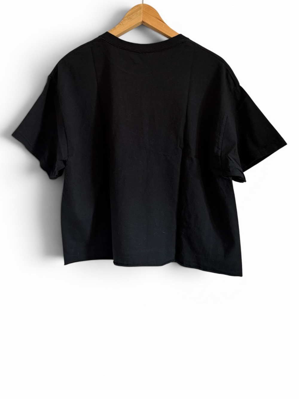 Twilight Saga Black 'Forks Washington' Graphic Cropped Tee Shirt Size Large - Picture 2 of 3